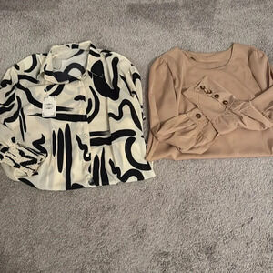 Bundle of Two NEW blouses size XXL